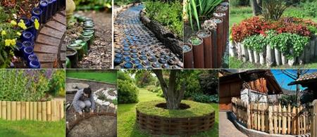 Bordure fai da te per giardini